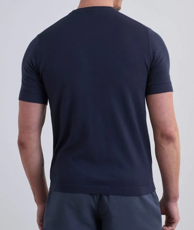 Cotton-Cashmere Blend Knit T-Shirt
