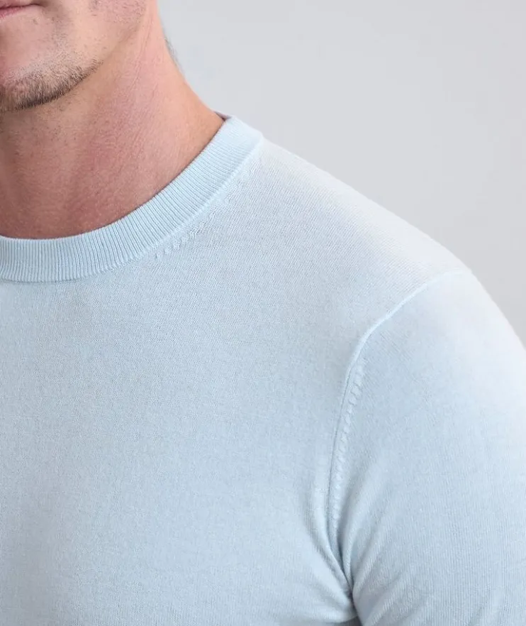Cotton-Cashmere Blend Knit T-Shirt