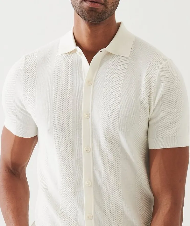 Cotton-Cashmere Blend Knit Polo