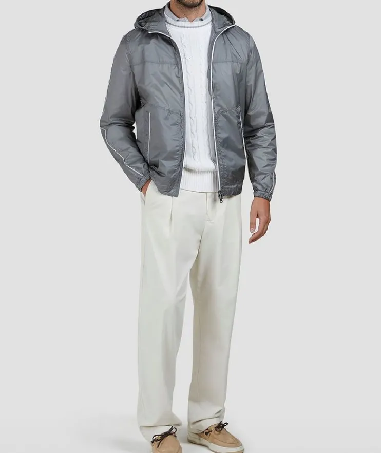 Cotton-Cashmere Cable Knit Sweater