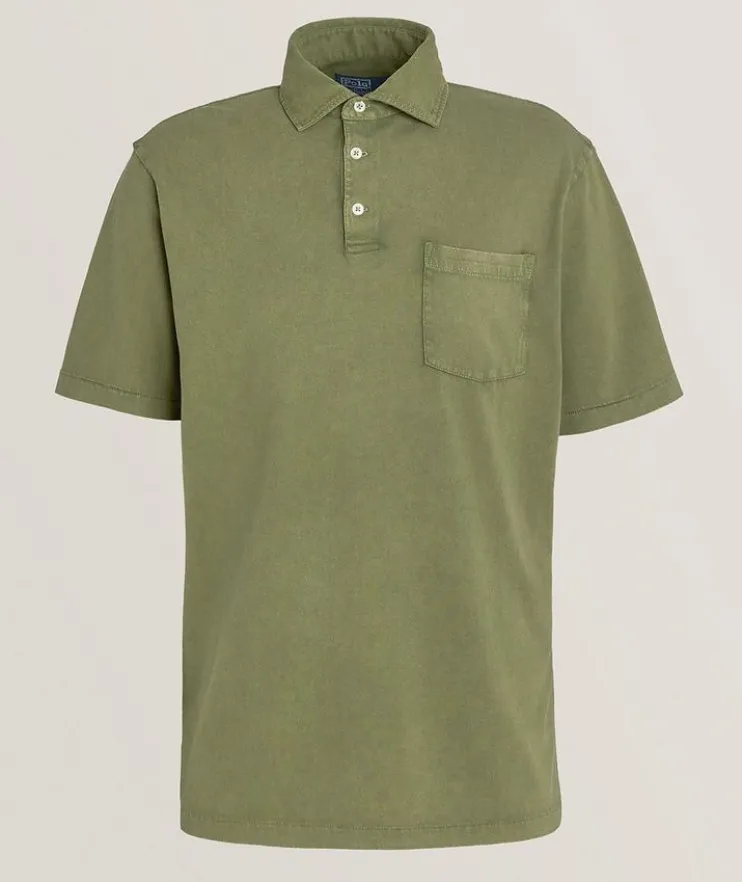 Cotton-Linen Blend Polo