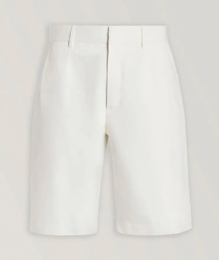 Cotton-Linen Chino Shorts