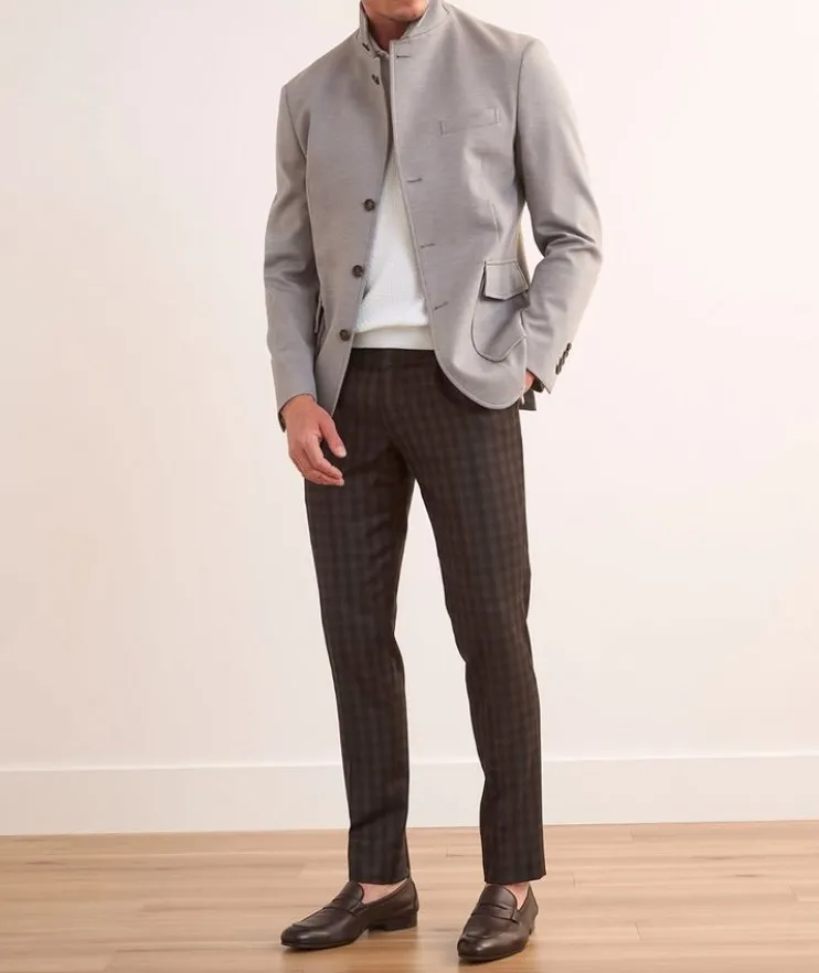 Cotton-Modal Micro-Textured Polo