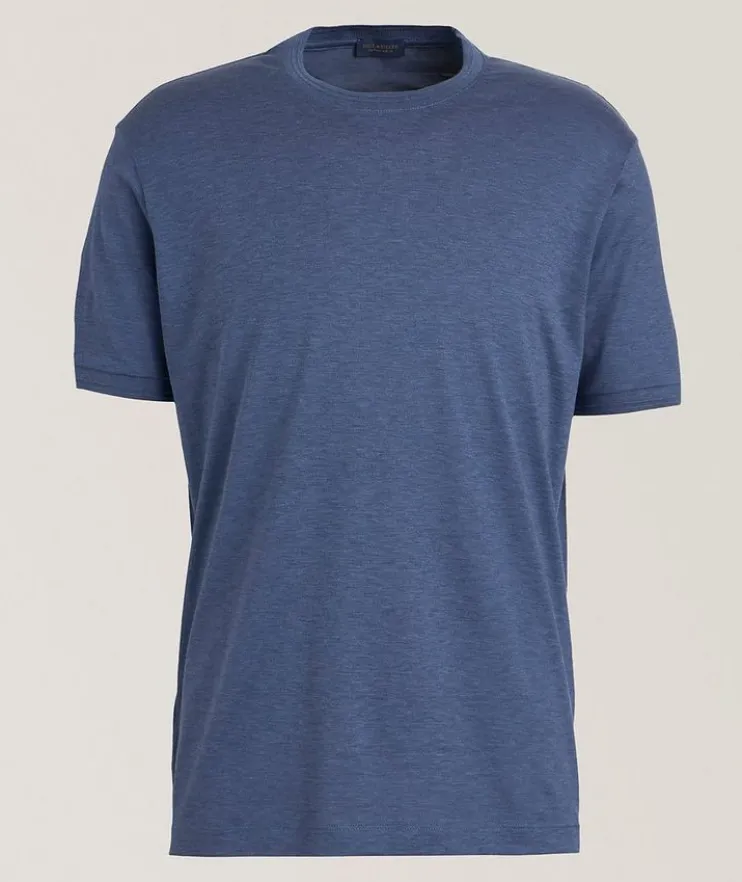 Cotton-Silk Crewneck T-Shirt