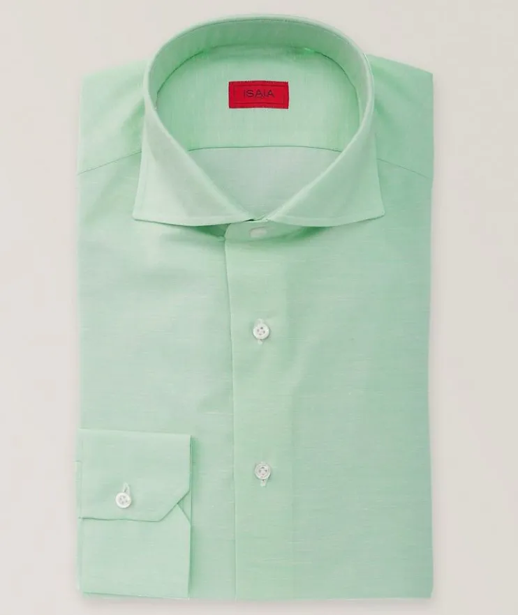 Cotton-Silk Dress Shirt
