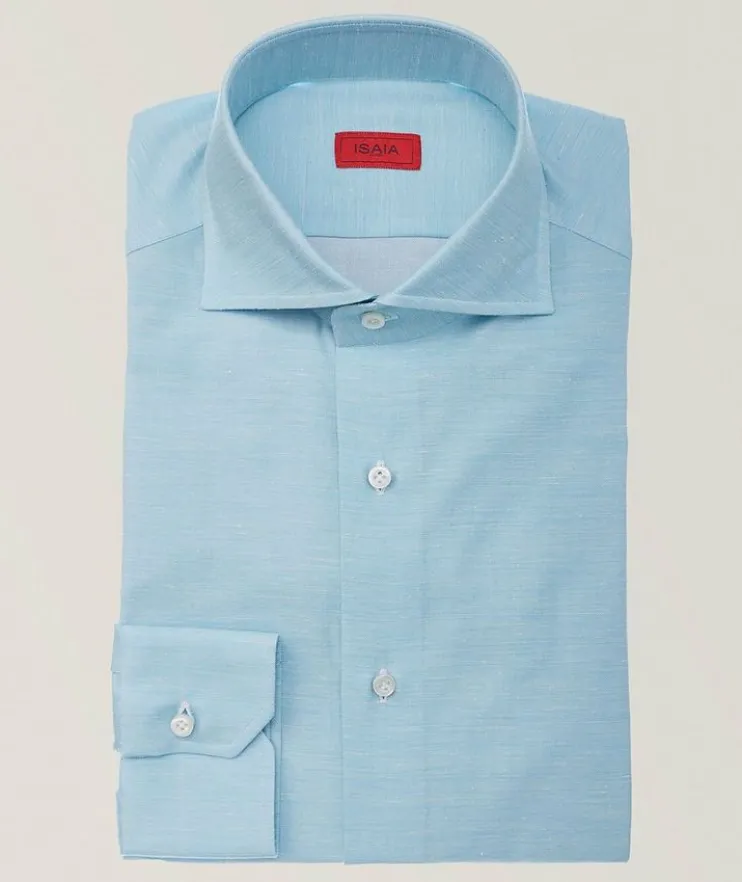 Cotton-Silk Dress Shirt