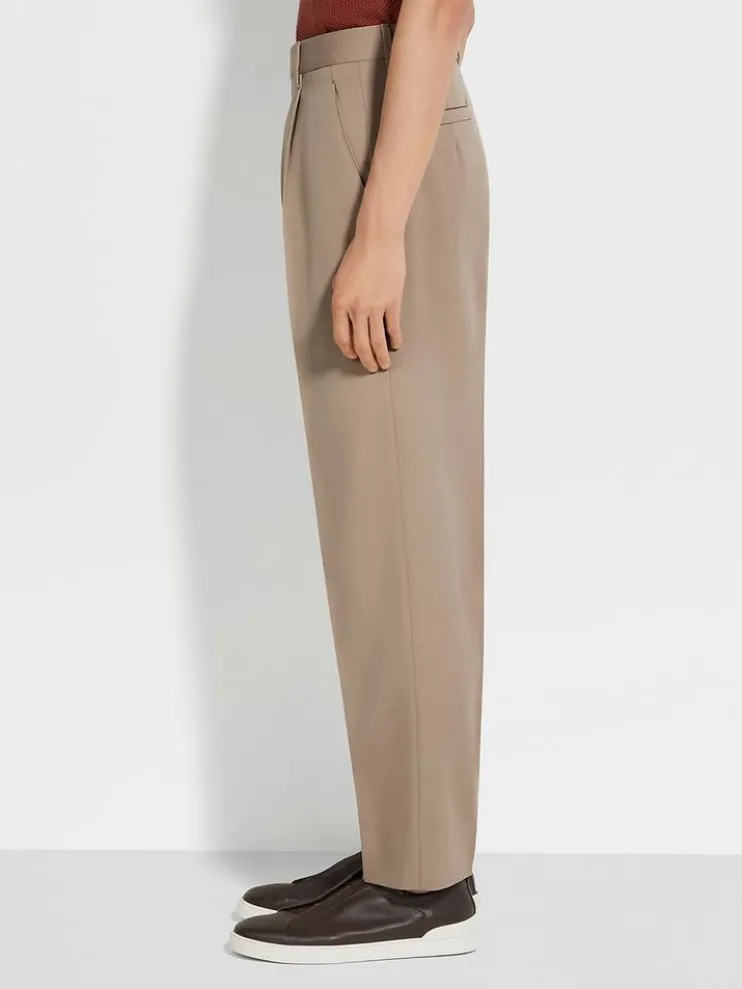 Cotton-Wool Dress Pants