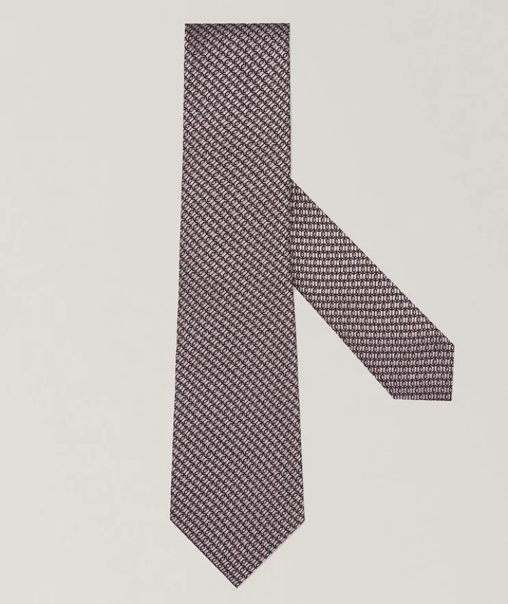 Couture Diagonal Weave Silk Tie