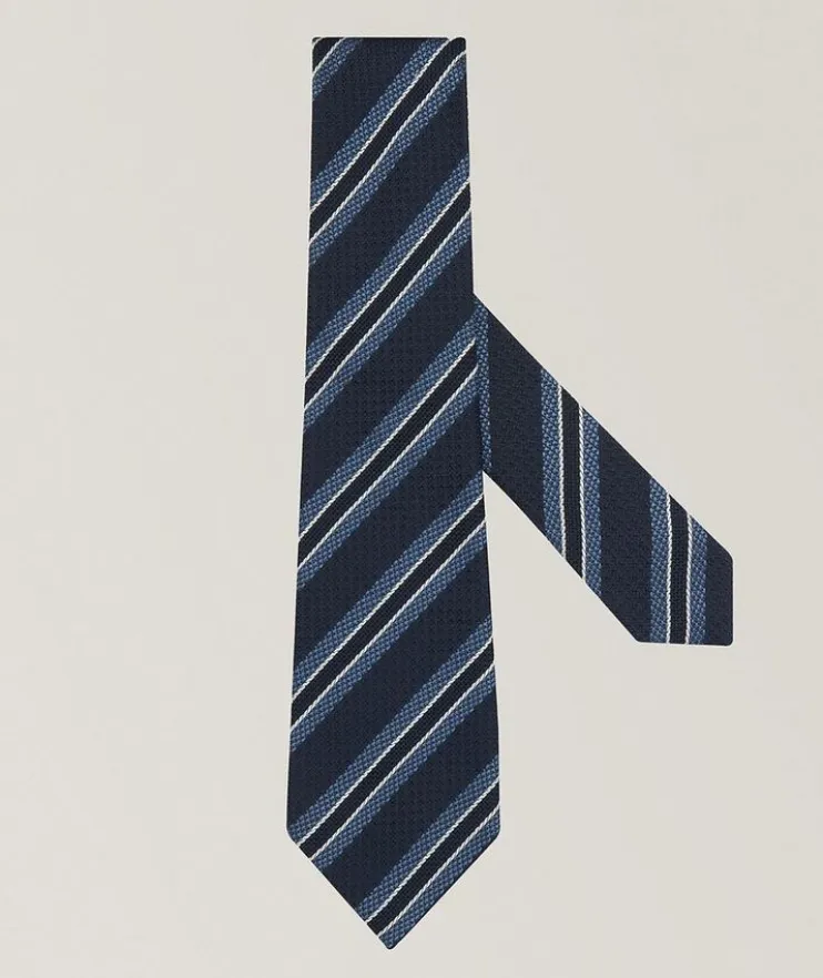 Couture Striped Silk Tie