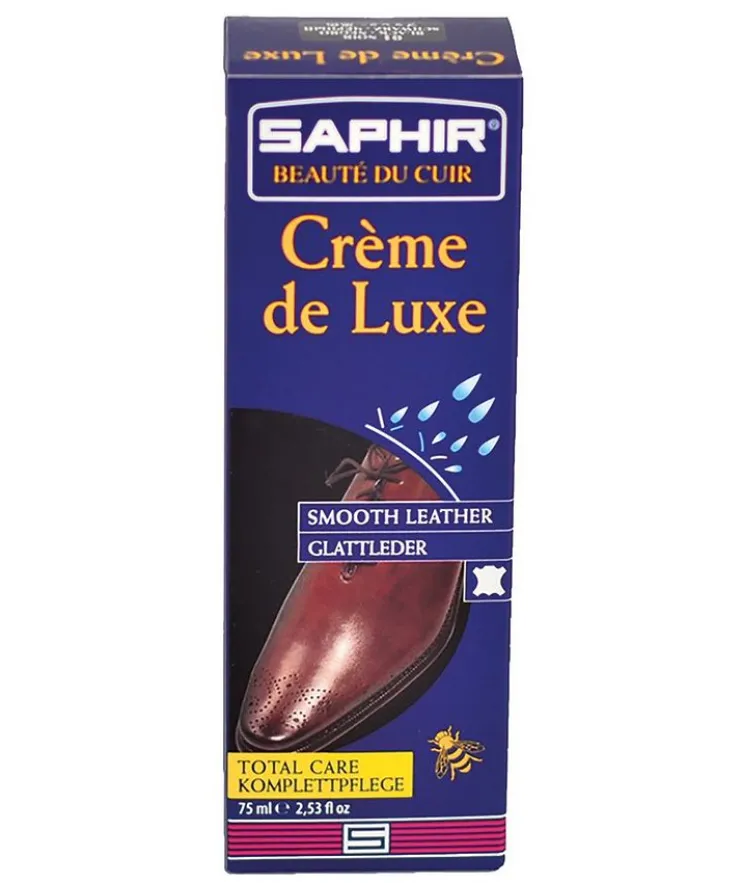 Crème de Luxe Shoe Polish Black