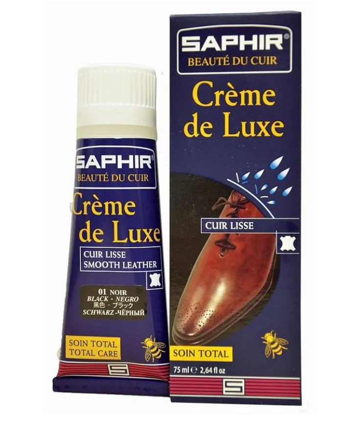 Crème de Luxe Shoe Polish Black