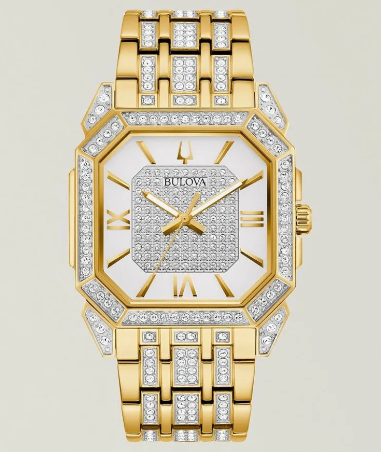 Crystal Octava Goldtone Bracelet Watch