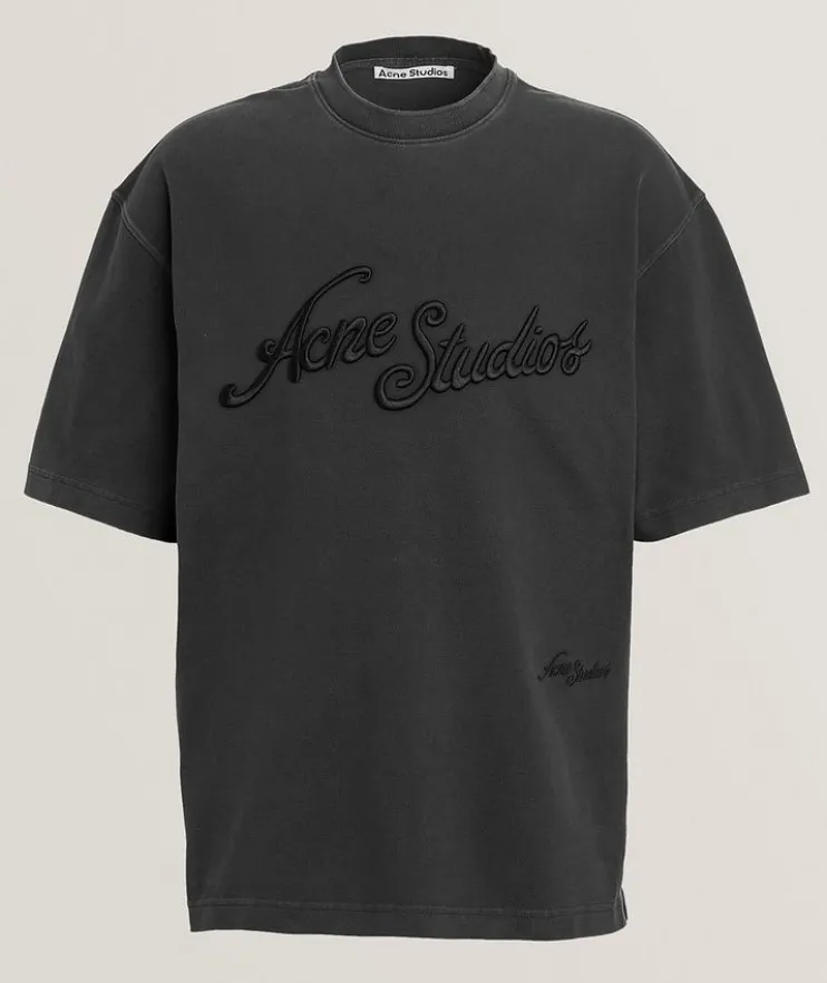 Cursive Embroidered Logo T-Shirt