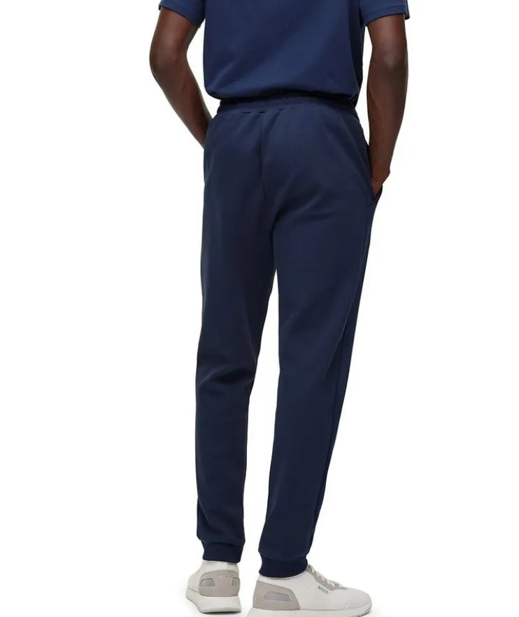 Curved Logo Cotton Trackpants