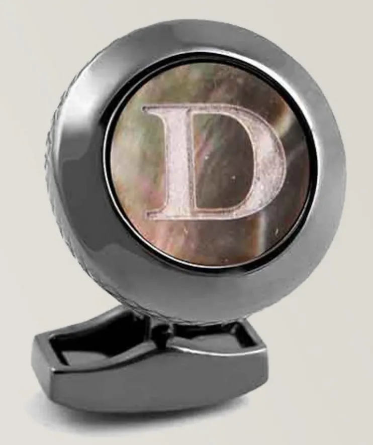 D' Engraved Personal Single Letter Cufflink
