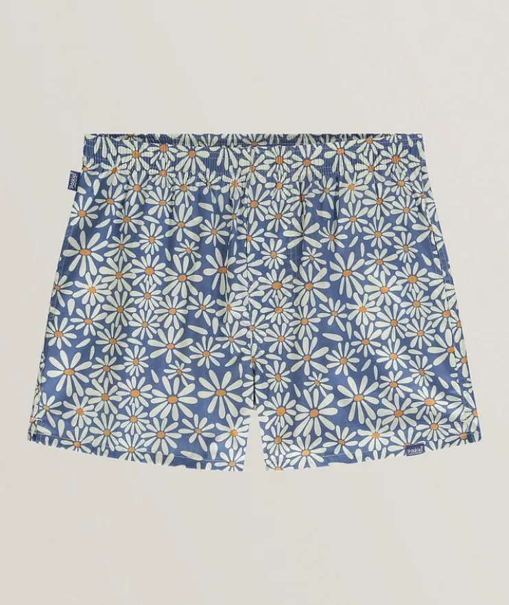Daisy-Print Cotton Boxers