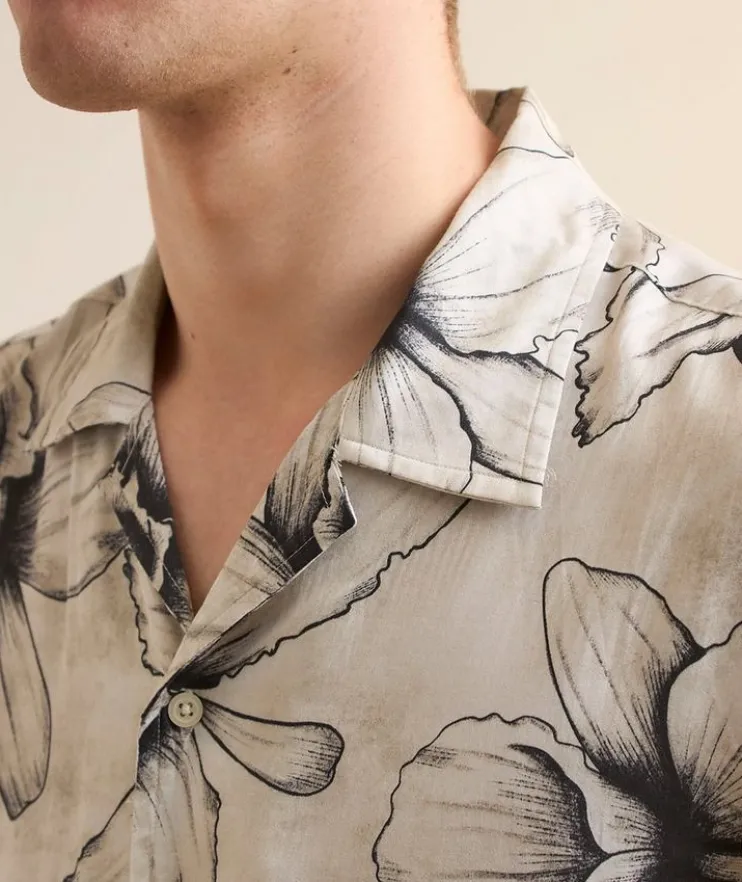 Dan Printed Camp Shirt