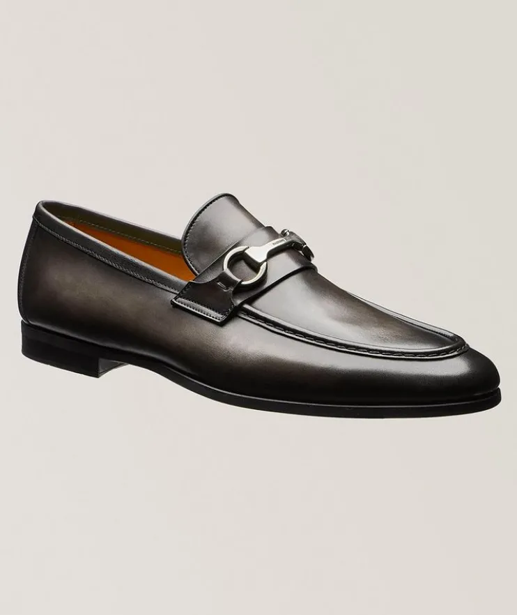 Darien Burnished Leather Loafers