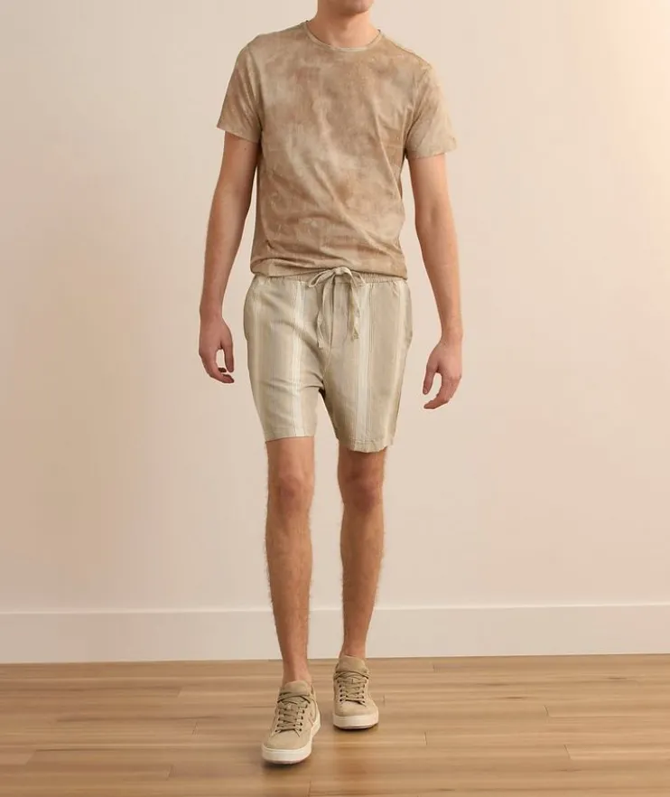 David Striped Drawstring Shorts
