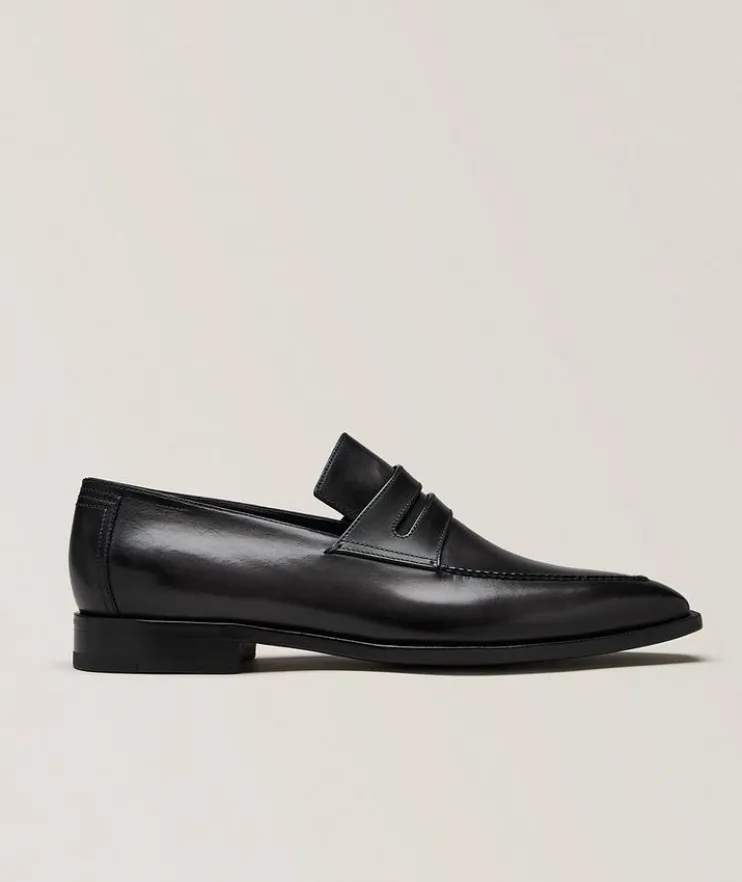 Demesure Leather Penny Loafers