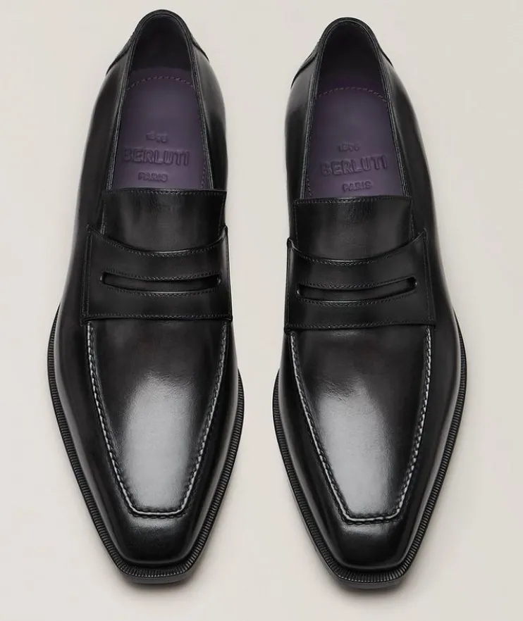 Demesure Leather Penny Loafers