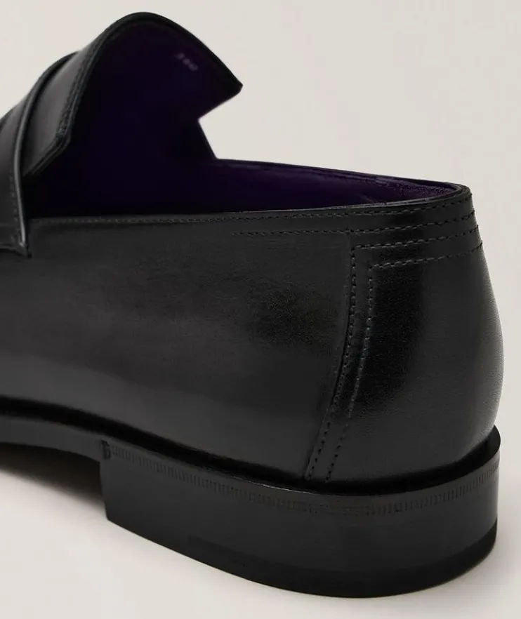 Demesure Leather Penny Loafers