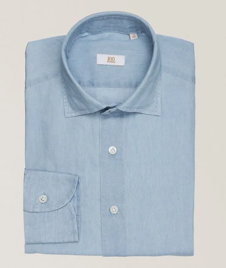 Denim Chambray Dress Shirt