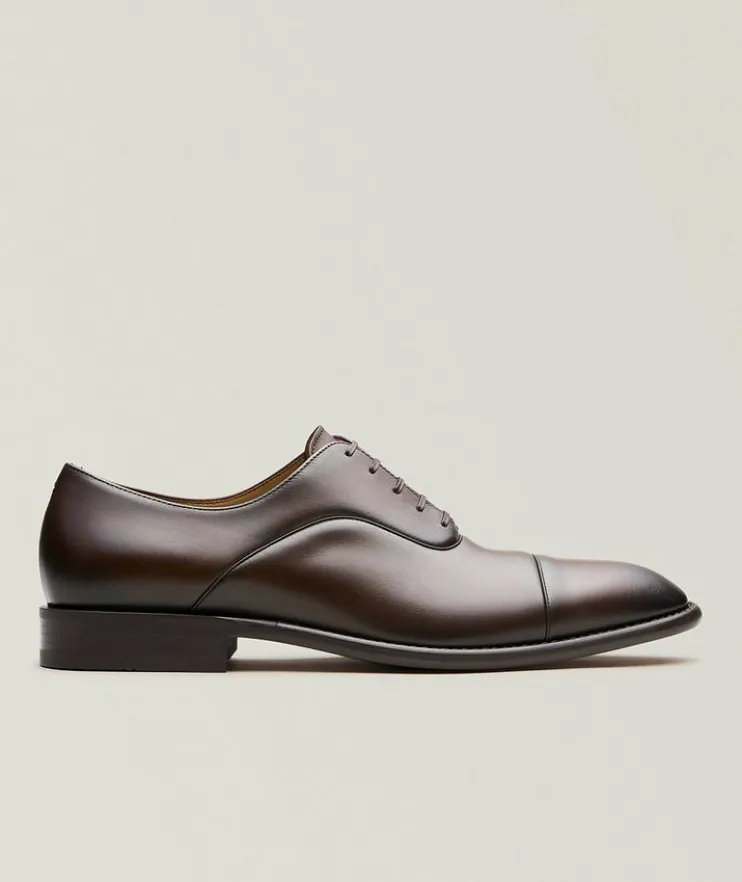 Derrek Leather Cap-Toe Oxfords