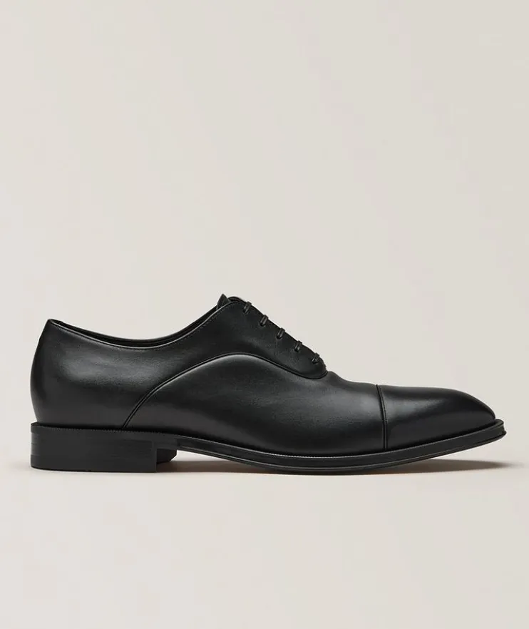 Derrek Leather Cap-Toe Oxfords
