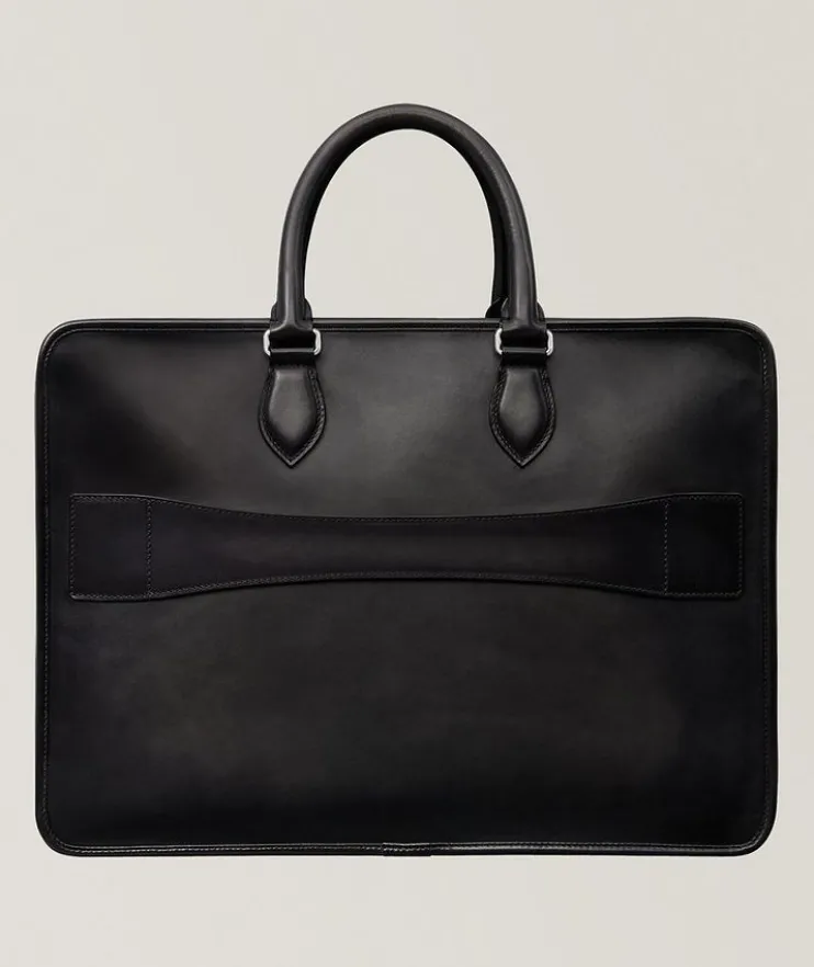 Deux Jours Leather Briefcase