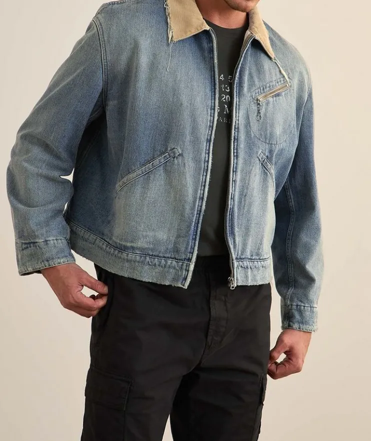 Distressed Denim Jacket