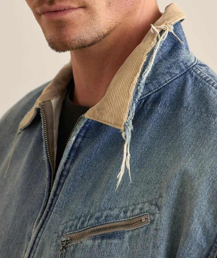 Distressed Denim Jacket