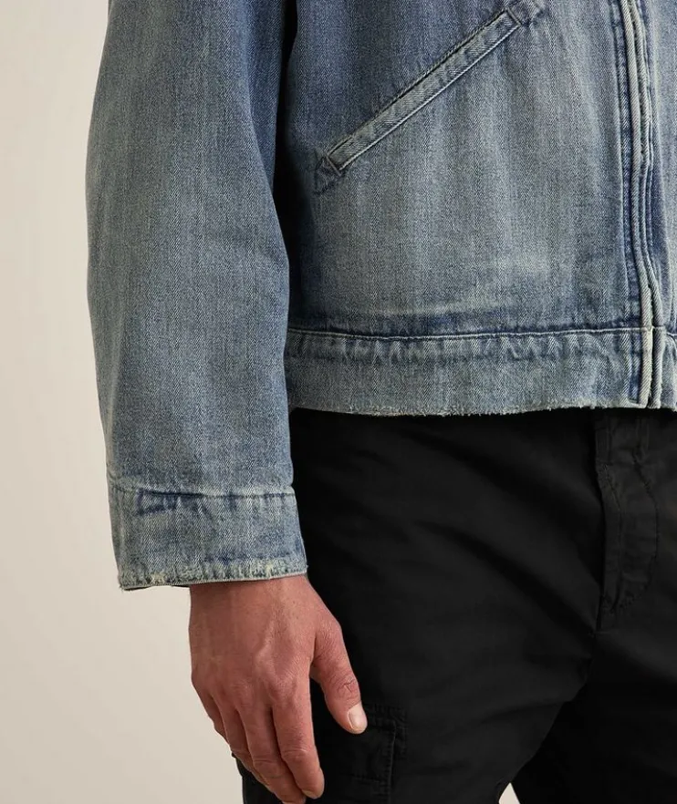 Distressed Denim Jacket