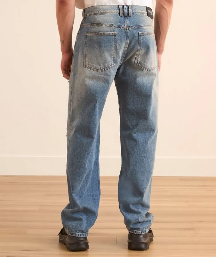 Distressed Loose-Fit Jeans