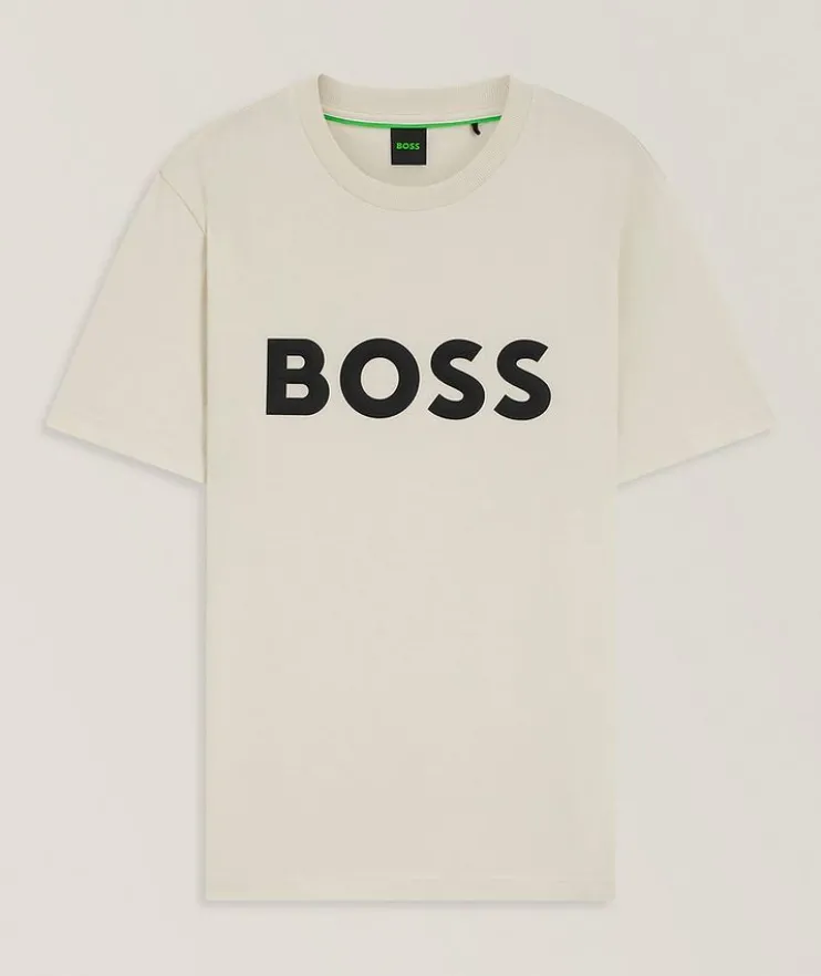 3D-Logo Cotton Jersey T-Shirt