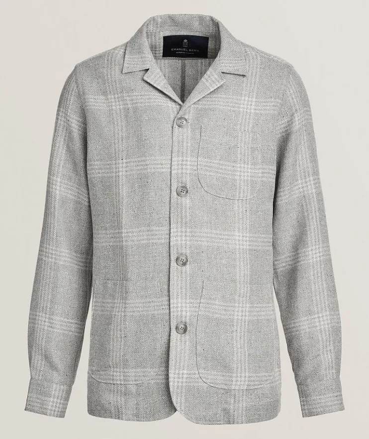 Dobby Check D-Constructed Shirt Jacket