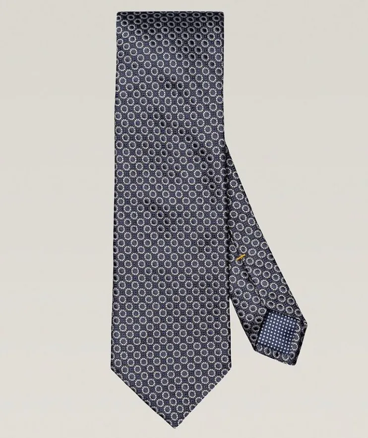Dotted Woven Silk Tie