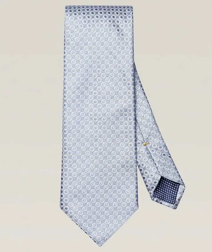 Dotted Woven Silk Tie