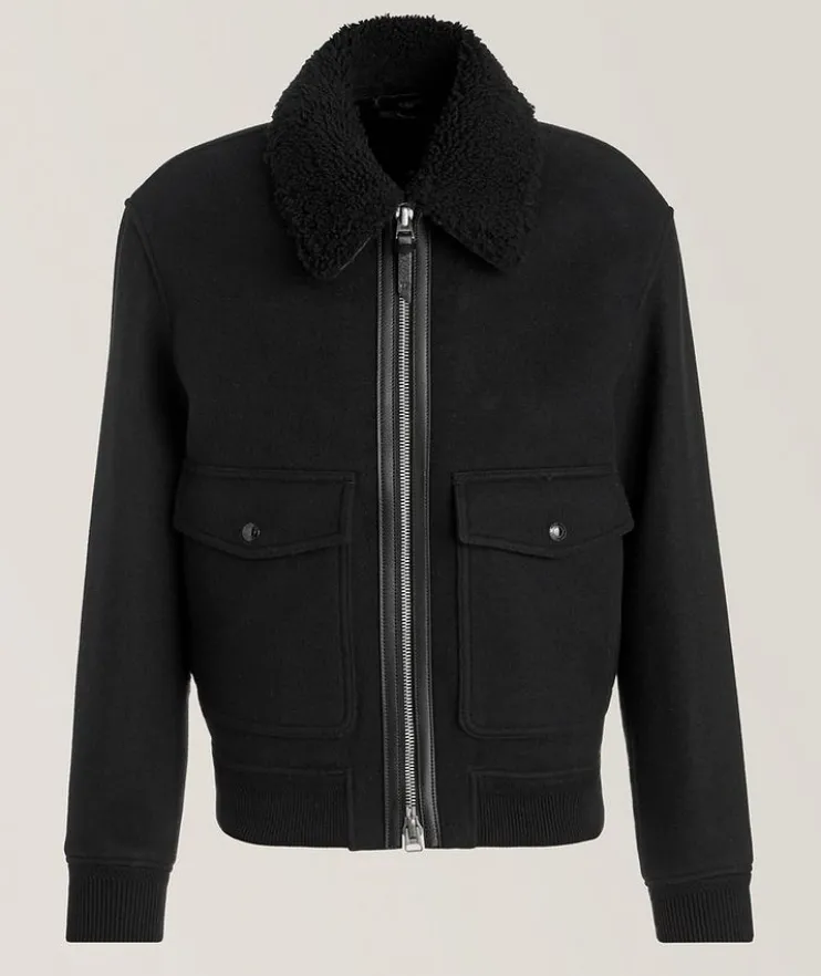 Double Face Shearling Blouson