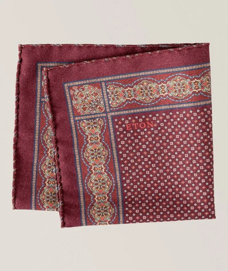 Double Face Wool Pocket Square