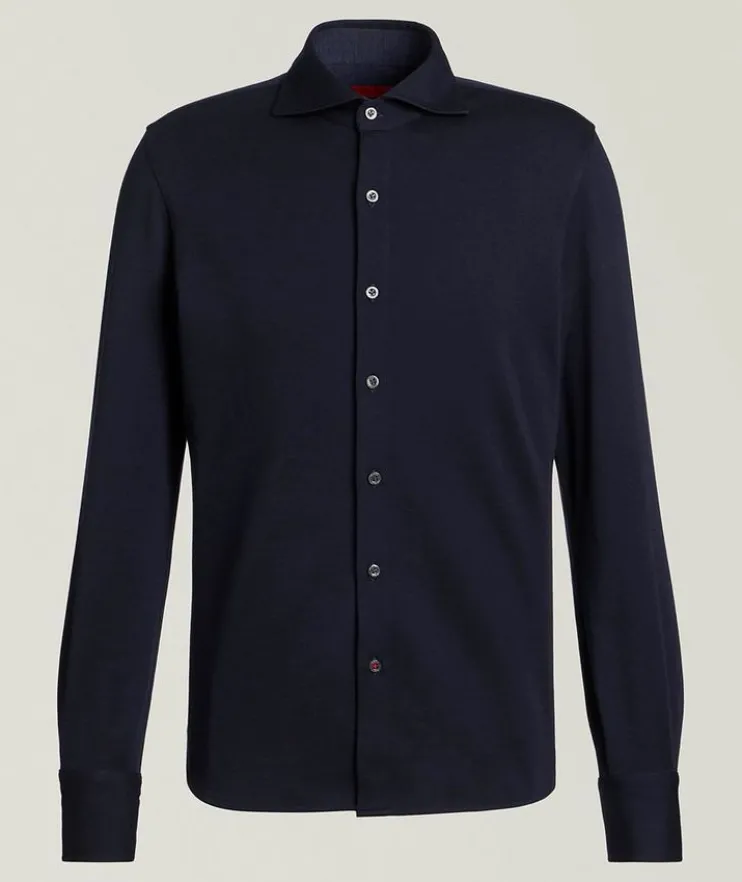 Double Face Wool-Blend Shirt