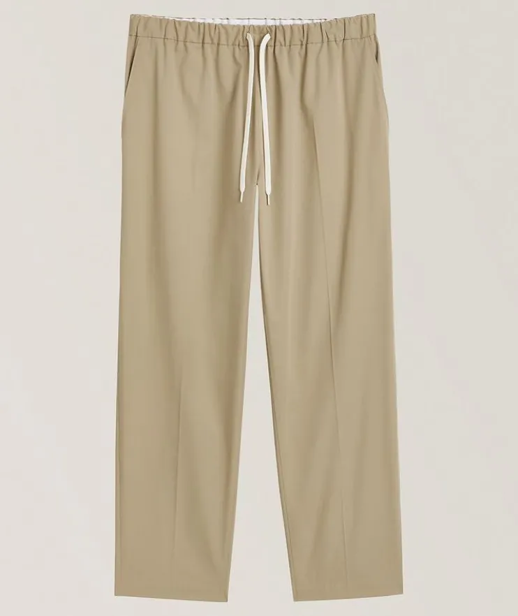 Drawstring Cotton Pants