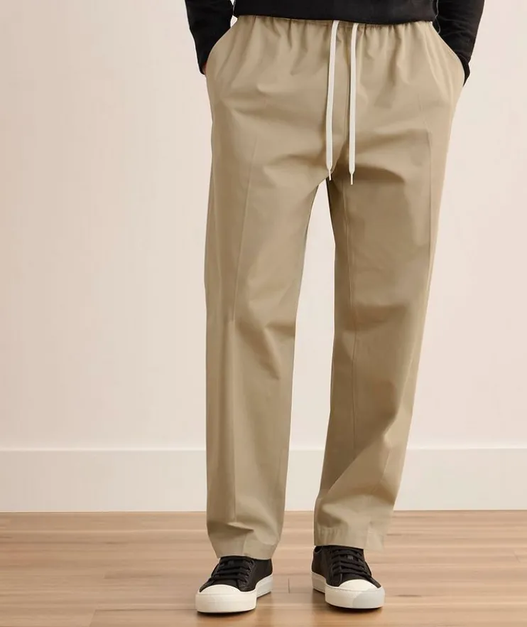 Drawstring Cotton Pants