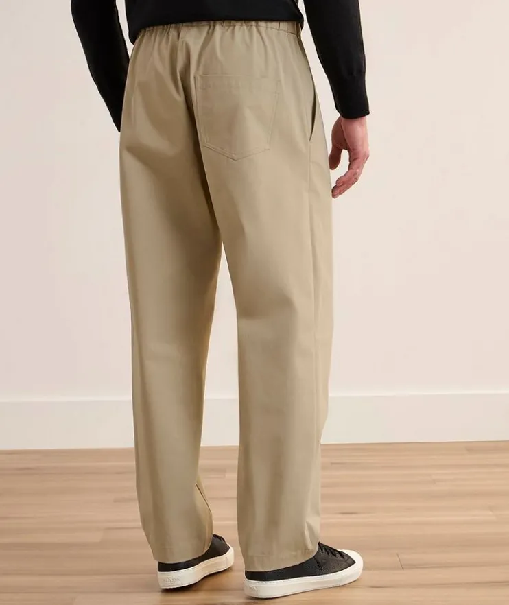 Drawstring Cotton Pants