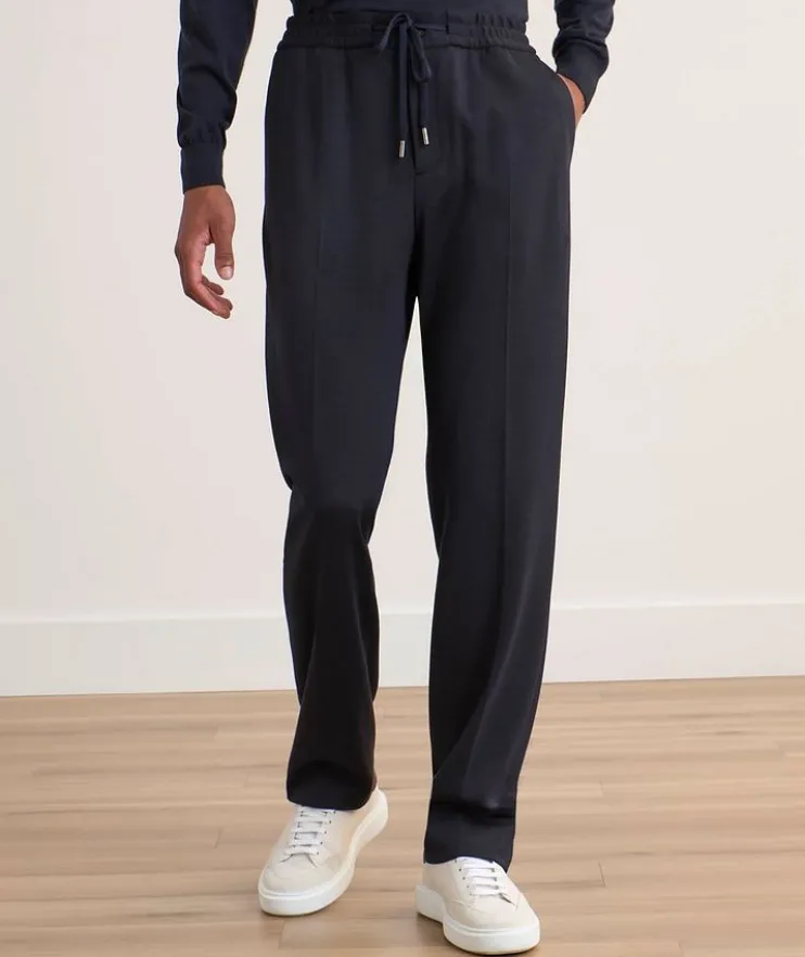 Drawstring Tapered Pants