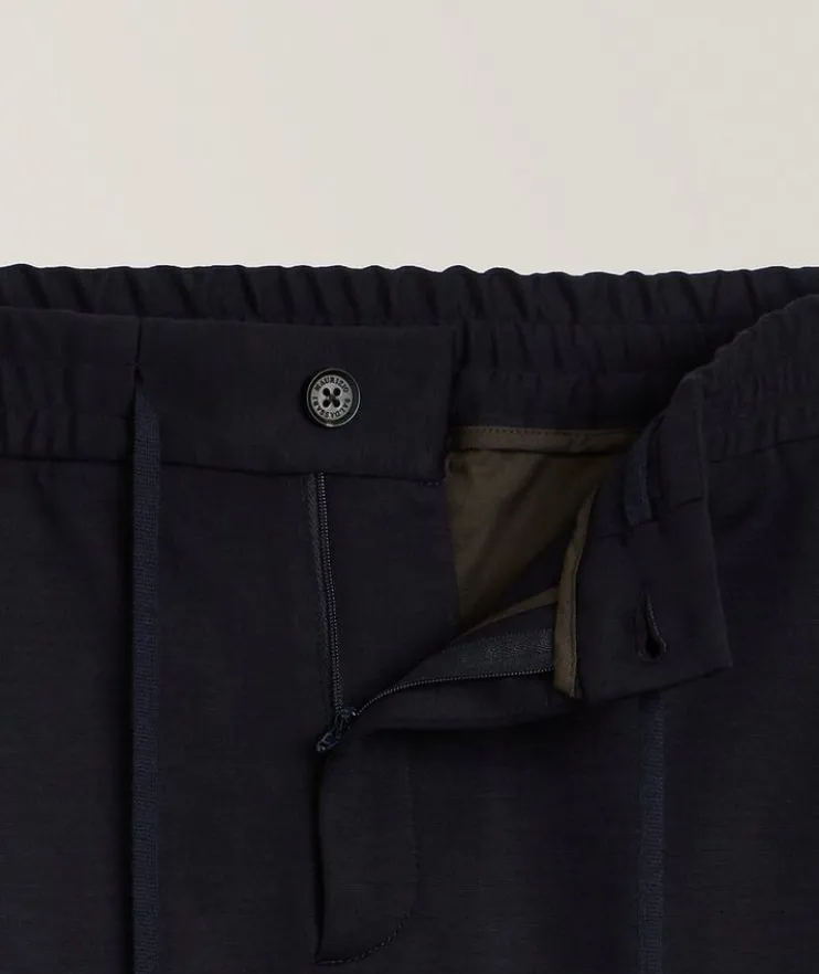 Drawstring Tapered Pants