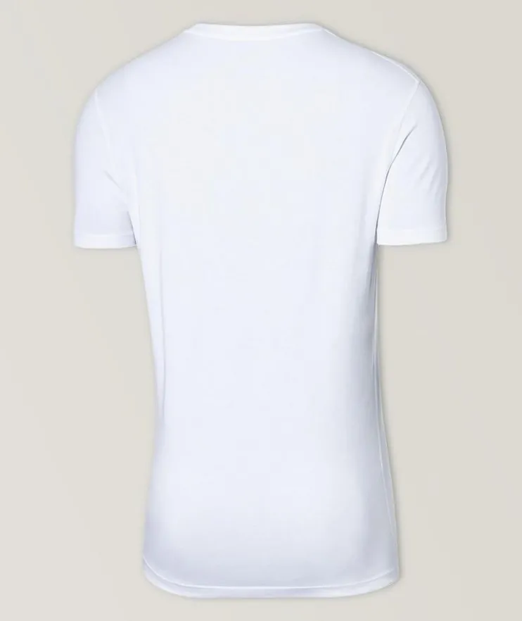 DropTemp Stretch-Cotton T-Shirt