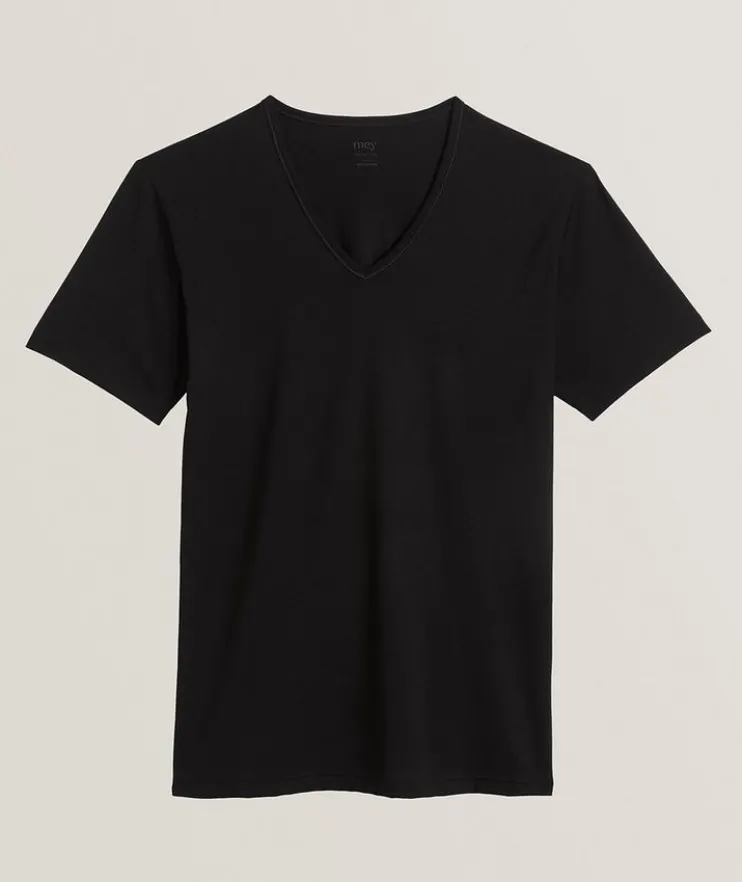 Dry Cotton V-Neck T-Shirt
