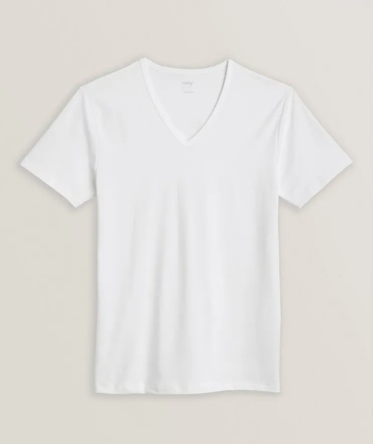 Dry Cotton V-Neck T-Shirt