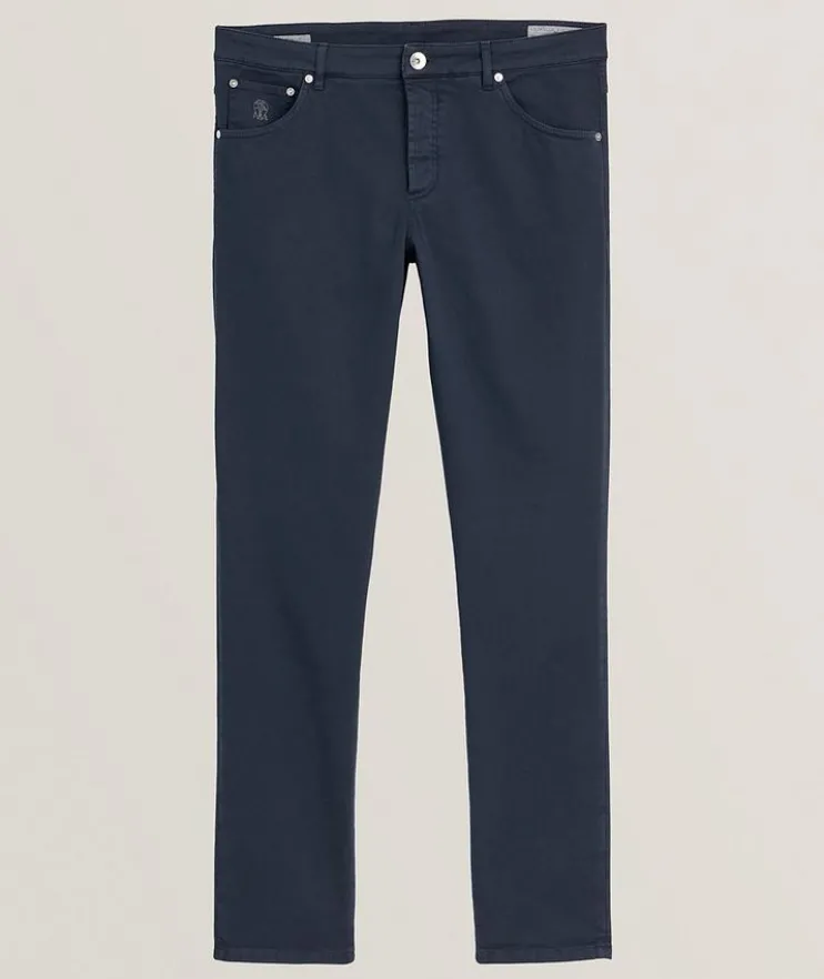 Dyed Stretch-Cotton Jeans